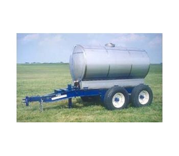 Duo Lift - Model 1,600 Gallon - Stainless Steel Tank Tandem Axle Trailer