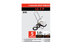 Model LG-5-P - Lithium Ion Sprayer Brochure
