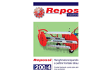 Model 200/4 - Frontally Mounted Hydraulic Comb Side Delivery Rake Brochure