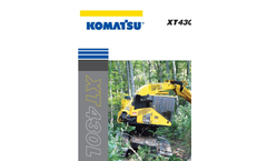 Komatsu XT430-3 & XT430L-3 Tracked Harvesters - Brochure