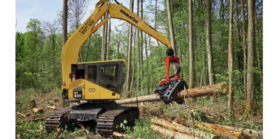 Komatsu - Model XT430-3 & XT430L-3 - Tracked Forestry Harvesters