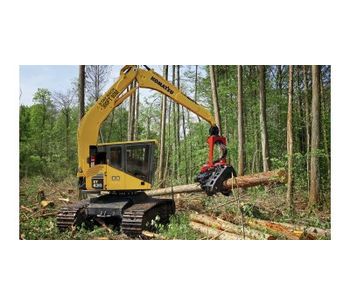 Komatsu - Model XT430-3 & XT430L-3 - Tracked Forestry Harvesters