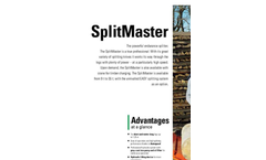 SplitMaster - Model 26 - Longitudinal Chassis Horizontal Log Splitter - Brochure