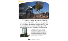Dougherty - Model TB-01 - Tree Puller / Stump Bucket Brochure