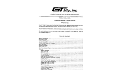 GT-Mfg - Model 645XL - Recirculating Batch Dryer - Manual