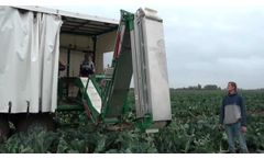 Harvesting Trailer with Foldable Harvesting Belt - Sweere - Video