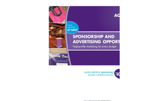 WQA Aquatech USA 2009 Sponsorship/Advertising Brochure (PDF 501 KB)