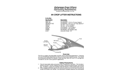 Gaterman - Model 4H - Crop Lifters Datasheet