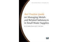 Best Practice Guide on Managing Metals and Related Substances in Small Water Supplies