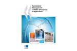 Sustainable Management of Water Resources in Agriculture