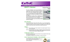 CaTeC - EE371 / EE372 - Dew Point Transmitters for Compressed Air Drying Processes Datasheet