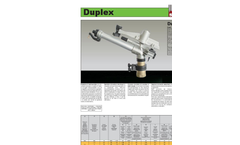 Duplex - Model 10137 - Sprinkler Brochure
