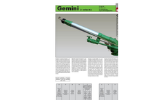 Gemini - Model 25° - Sprinkler for High Pressure Systems - Datasheet