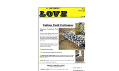 JE Love - Field Cultivator Brochure