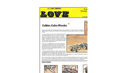Culta - Model CW - Dual Purpose Rotary Rod Weeders Brochure