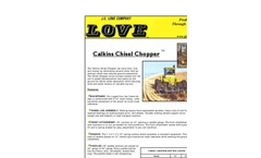 J E Love - Chisel Chopper Brochure
