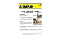 Mow-Master - Harrow Brochure