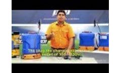 Battery Knapsack Sprayer JACTO PJB Video