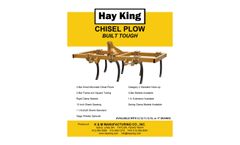  	Hay King - Chisel Plows- Brochure