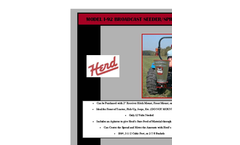 Herd I-92 - Broadcast Seeder and Spreader Brochure