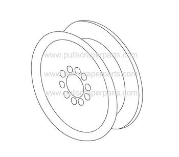 PSPW - Model 1024516 - Tractor Wheel Assembly with Valve Stem
