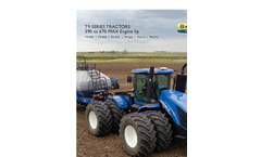 New Holland - Model T9 Series 4WD – Tier 4B - Tractors Brochure