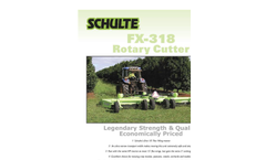 Schulte - Model FX-318 - Rotary Cutter Brochure