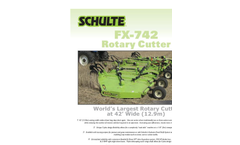 Schulte - Model FX742 - Rotary Cutter Brochure