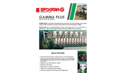 Gamma Plus - Precision Pneumatic Planters Brochure