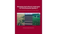 Managing Agricultural Landscapes II