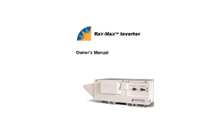 RAY-MAX Inverter Owners Manual