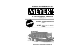 Model 3465 - Heavy Duty Upper Beater Drive Spreaders Brochure