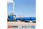 DONGDING - Model DDHG - Tailings Rotary Drum Dryer