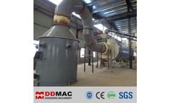 DONGDING - Model DDSG - Sawdust Rotary Drum Dryer