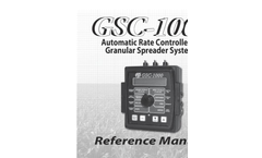 Model GSC-1000 - Automatic Rate Controller for Granular Spreader Systems Manual