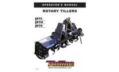 Tufline Rotary Tiller Manual - Manual