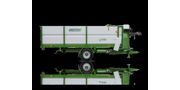 Feed and Bedding Trailer with Lateral Conveyor