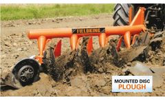 Mounted Disc Plough - Working of Plough - MB Plough by Fieldking | Tractor Implements - Video