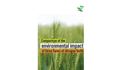 In Vivo - Comparison of the environmental impact of three forms of nitrogen fertilizer- Brochure
