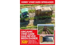 Kirby - Vineyard Spreader - Brochure