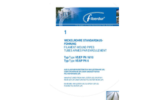 Fiberdur - Model VE 16/10 - Filament Wound Pipes - Brochure