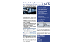 Control, Monitoring, Data Processing and Visualisation Software (CMDVS) Brochure