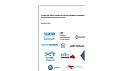 FLOWW Best Practice Guidance for Offshore Renewables Developments: Recommendations for Fisheries Liaison Brochure