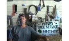 Curt Peters Testimonial - Shaver Stump Grinder Video
