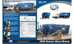 SAC Maxi - Model 3600 Series - Vertical Mixer - Brochure