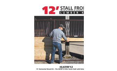 12′ Horizontal Wood Kit (HLKFRF12) – Fits HSFRF12 Elite Horse 12′ Stall Front with Rotating Feeder Door- Brochure