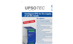 Upsotec - Model 2440 - UPS System Brochure