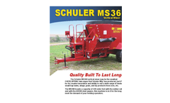 Schuler - Model MS360 / MS510 - Twin Auger Mixers - Brochure