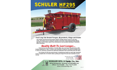 Schuler - Model HF295 - Hay Feeder Wagons - Datasheet