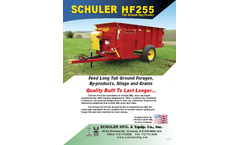 Schuler - Model HF-255 - Tub Ground Hay Feeder - Datasheet